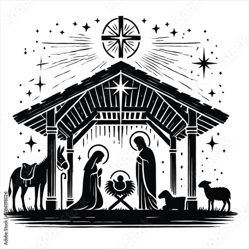 Nativity Silhouette