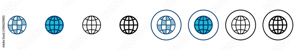 Web icon vector isolated on white background. Website vector icon. Internet world vector Web icon vector isolated on white background. Website vector icon. Internet world vector