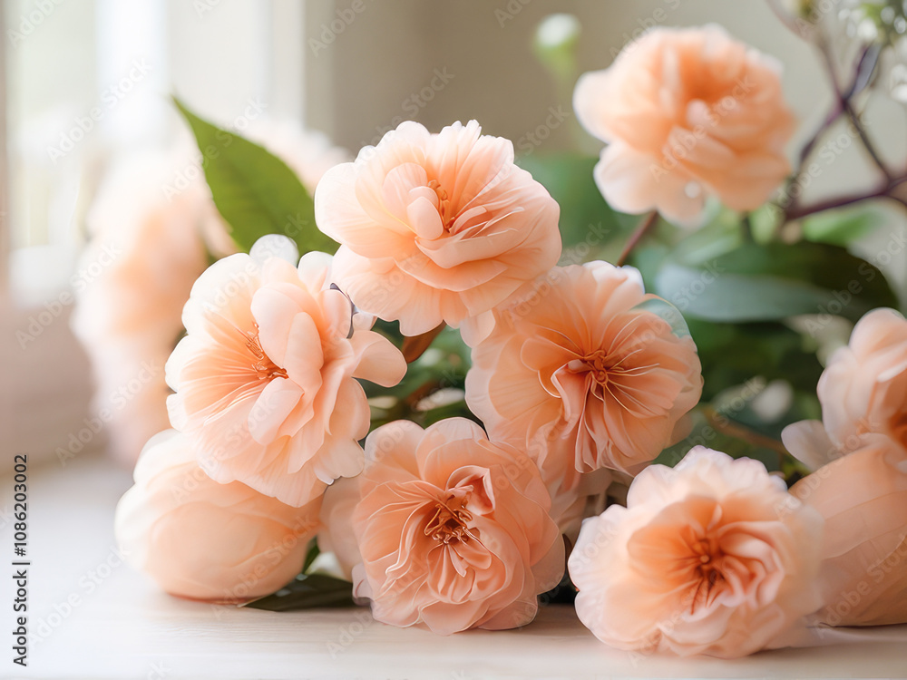 Bouquet of stylish peonies close-up. Yellow peony flowers. Close-up of flower petals. Floral greeting card or wallpaper. Bouquet of stylish peonies close-up. Yellow peony flowers. Close-up of flower petals. Floral greeting card or wallpaper.