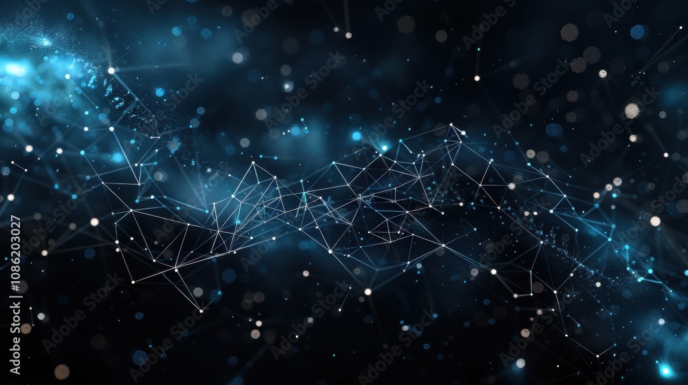 Abstract Network Connections Digital Data Visualization Abstract Network Connections Digital Data Visualization