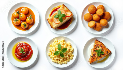 Wallpaper Mural A Culinary Delight: Assorted Dishes Torontodigital.ca