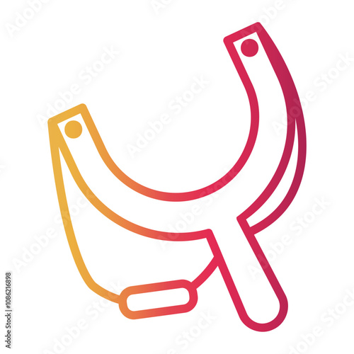 slingshot Line Gradient Icon