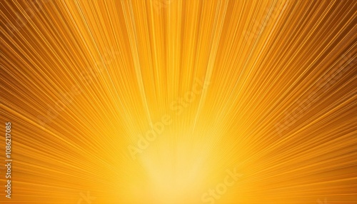 Yellow and orange abstract background with sun rays