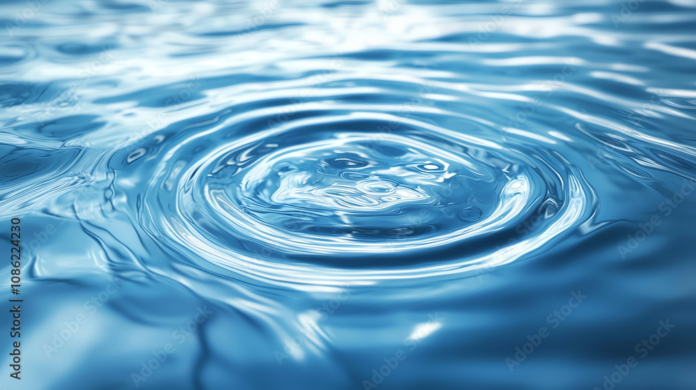 Abstract visual of rippling water flows in a tranquil setting with soft reflections captured in natural light during midday Abstract visual of rippling water flows in a tranquil setting with soft reflections captured in natural light during midday