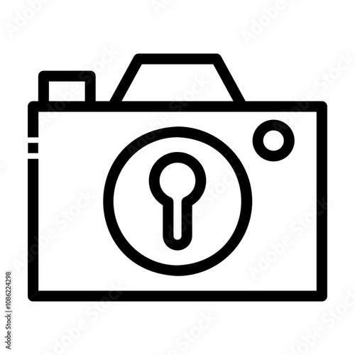 private photo Line Icon