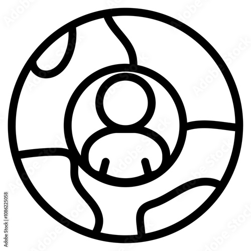 Global outsource icon