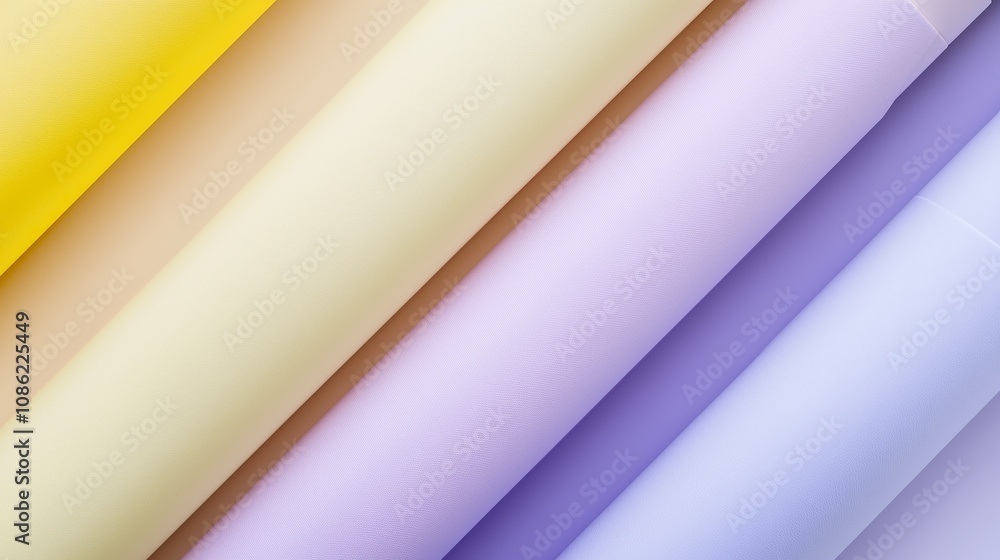 Obraz premium Soft Lemon and Pastel Gradient Backgrounds with Subtle Blending for Creative Design Projects