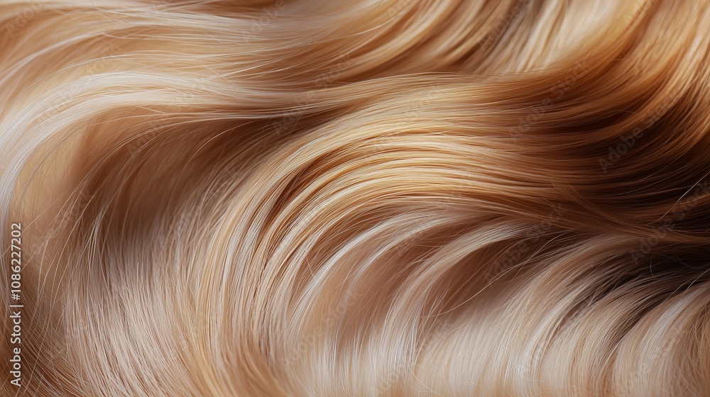 Rich Warm Gradient Transitioning from Burnt Sienna to Golden Blonde Texture in Wavy Hair for Stylish and Elegant Hair Designs Rich Warm Gradient Transitioning from Burnt Sienna to Golden Blonde Texture in Wavy Hair for Stylish and Elegant Hair Designs