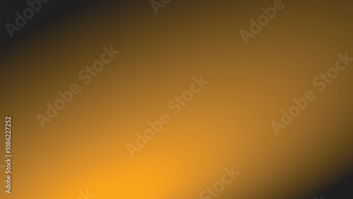 Abstract smooth dark orange gradient background with space for your text and studio backdrop and presentation