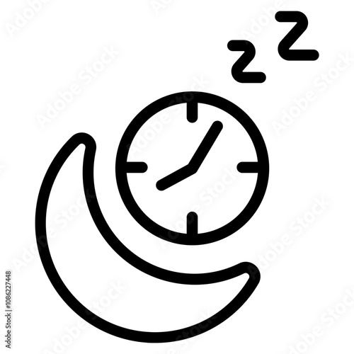 Sleep time icon