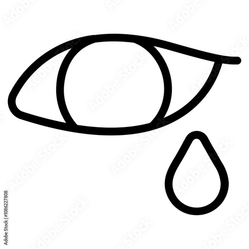 Teary eyes icon