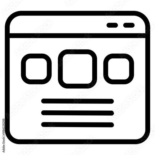 Wireframe icon