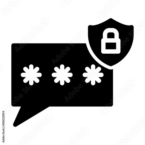 private chat Solid icon
