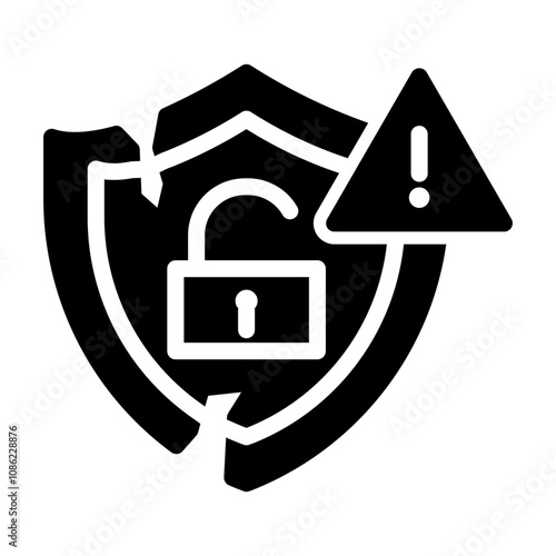security breach Solid icon