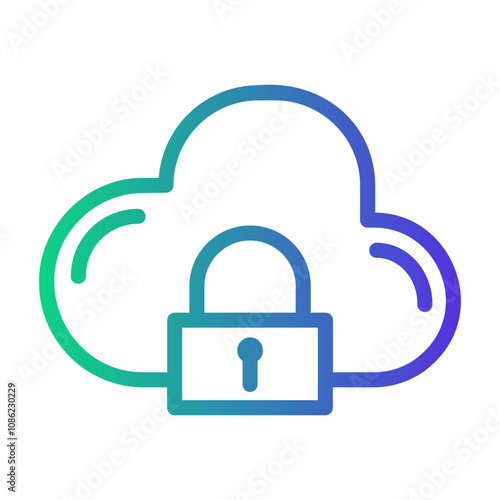 private Line Gradient Icon