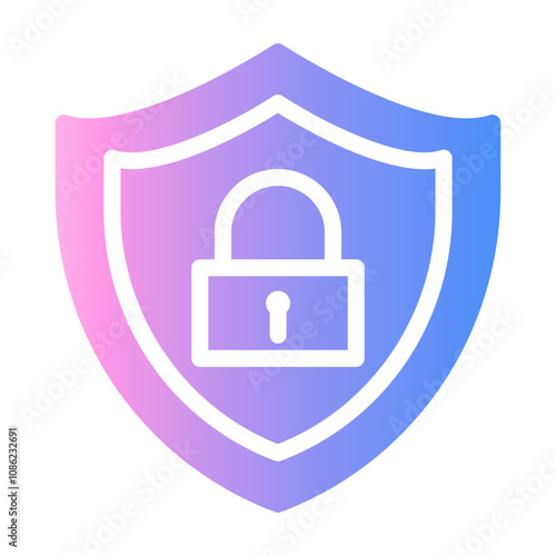 privacy policy Gradient icon