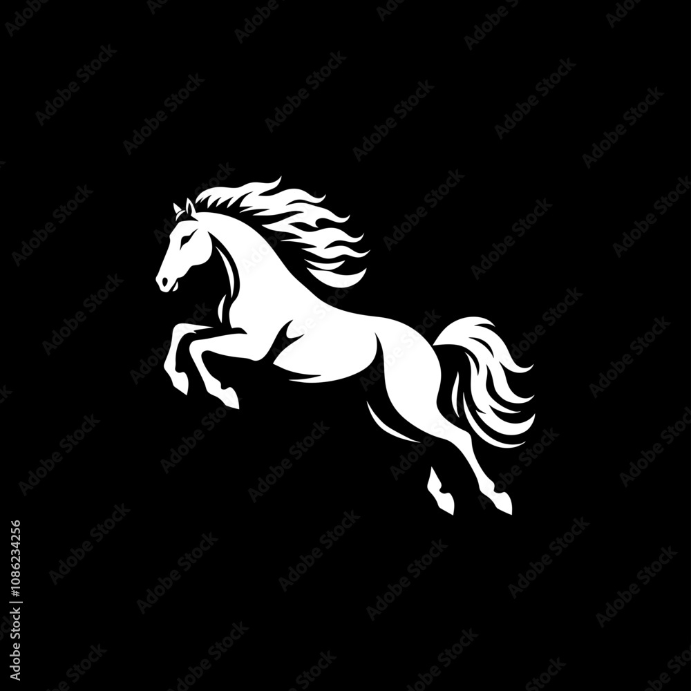 simple silhouette hand drawing horse jumping running
simple silhouette hand drawing horse jumping running