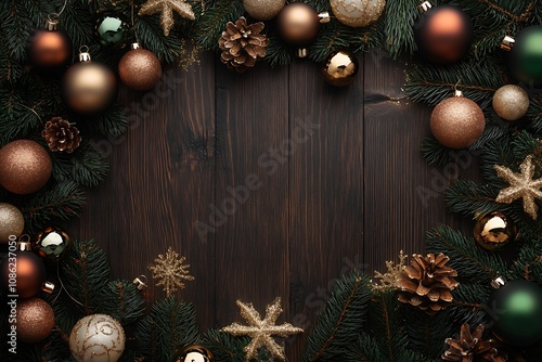 Christmas Decorations Frame
