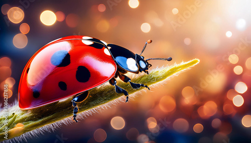 Close-Up of a Ladybug photo