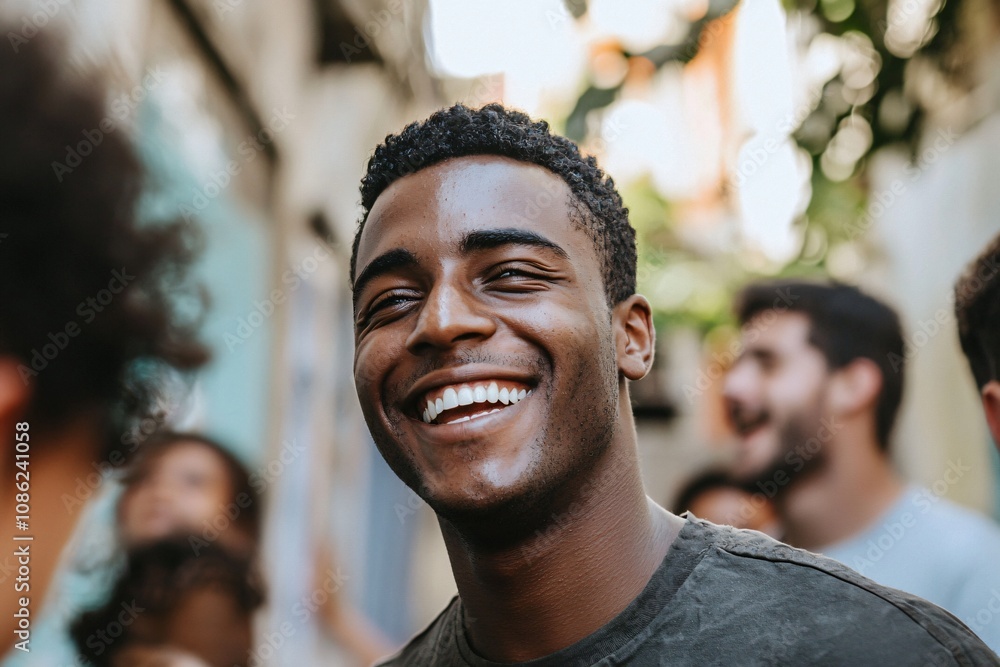 Joyful Moments in the Streets: A Smile That Shines Joyful Moments in the Streets: A Smile That Shines