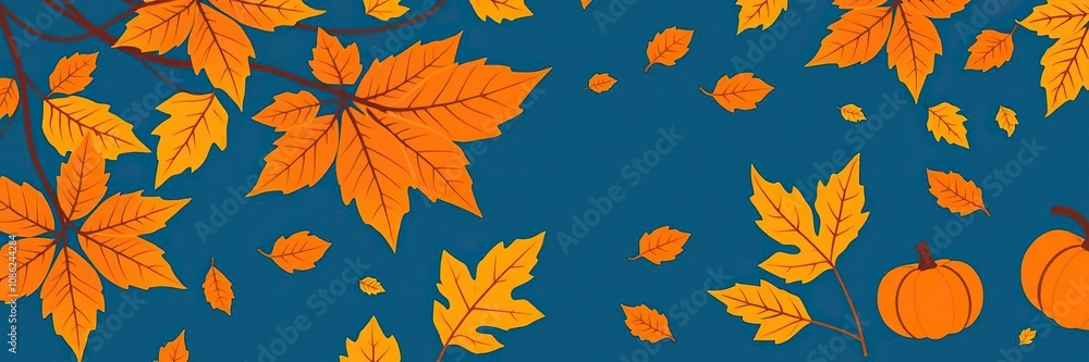 Obraz premium autumn leaves background