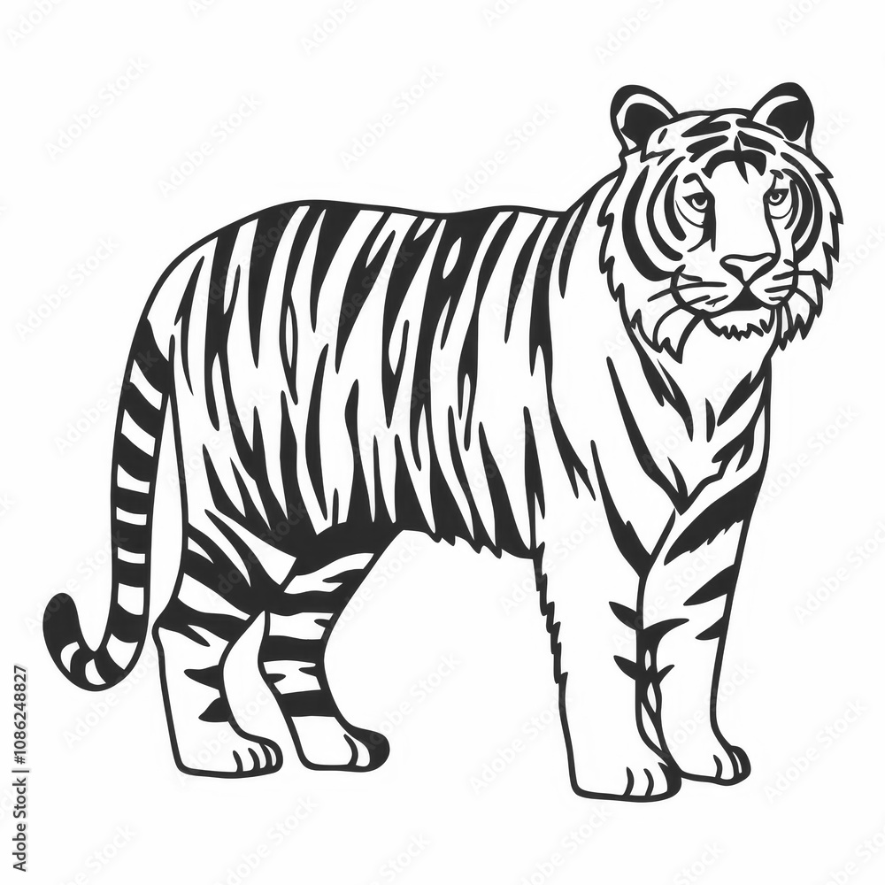 tiger vector illustration tiger vector illustration