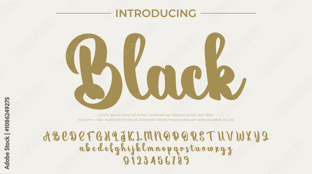 Black Font Stylish brush painted an uppercase vector letters, alphabet, typeface Black Font Stylish brush painted an uppercase vector letters, alphabet, typeface
