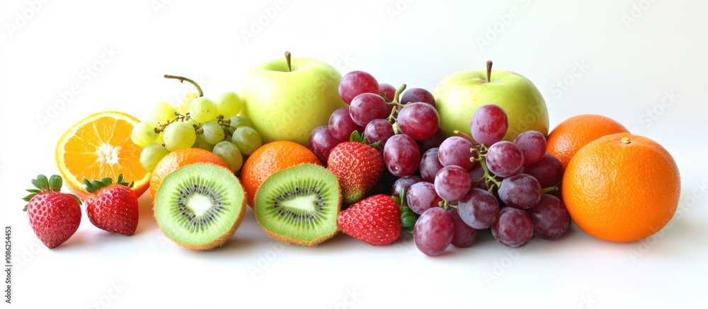 A Colorful Fruit Arrangement A Colorful Fruit Arrangement
