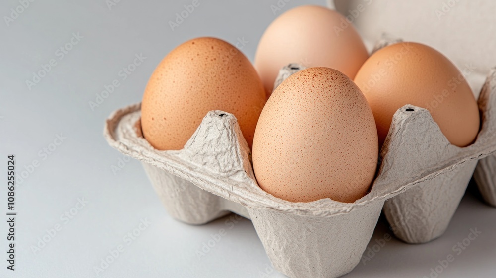 Brown Eggs in Carton Brown Eggs in Carton