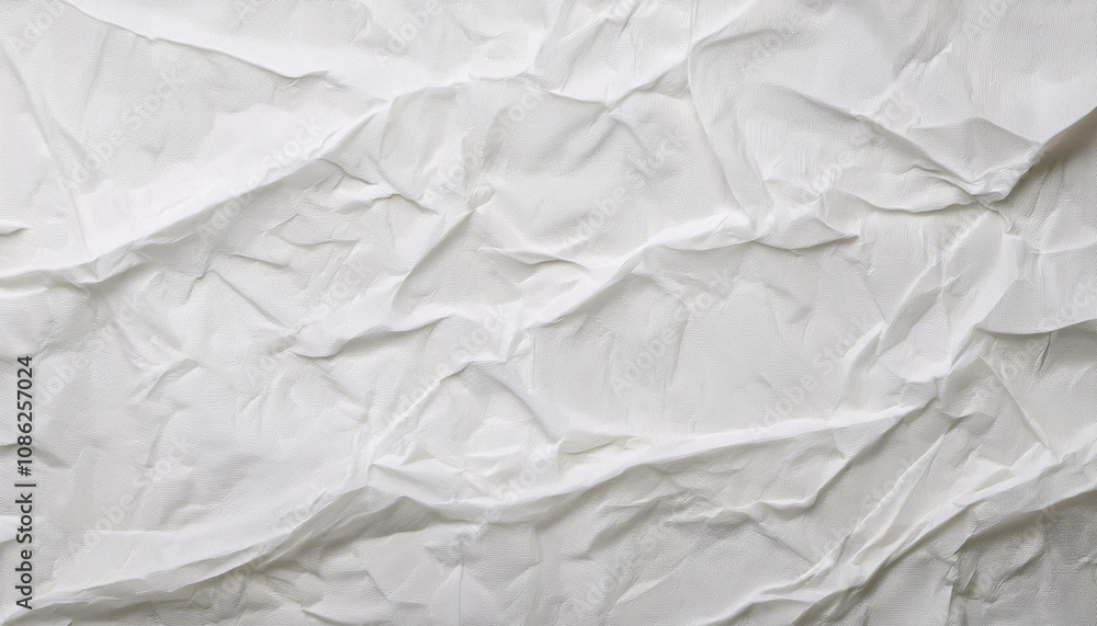 Obraz premium Textured Whitish Cardboard Paper with Subtle Creases and Imperfections