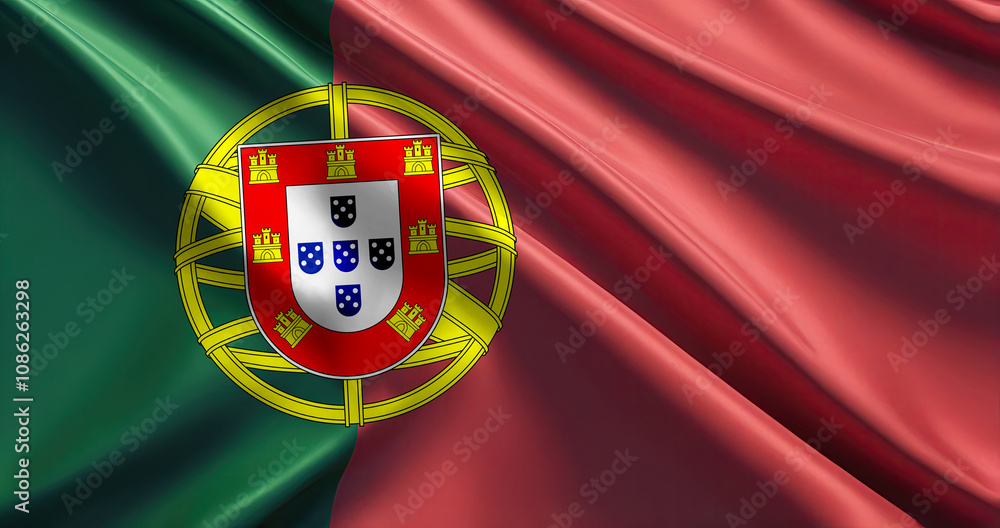 portuguese flag for national Day or Independence Day of portugal portuguese flag for national Day or Independence Day of portugal