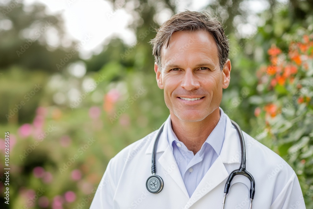 Professional doctor wearing a white coat providing medical care and expertise, symbolizing healthcare, medicine, and patient well-being in a clinical setting. Professional doctor wearing a white coat providing medical care and expertise, symbolizing healthcare, medicine, and patient well-being in a clinical setting.