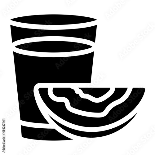 Beetroot juice solid icon