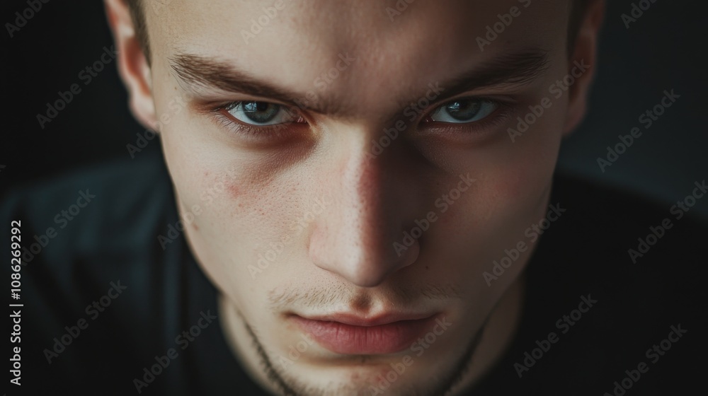 Intense Portrait of a Man Intense Portrait of a Man