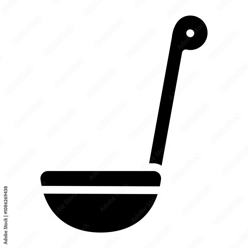 Ladle solid icon Ladle solid icon