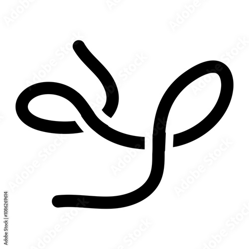 Ebola virus solid icon