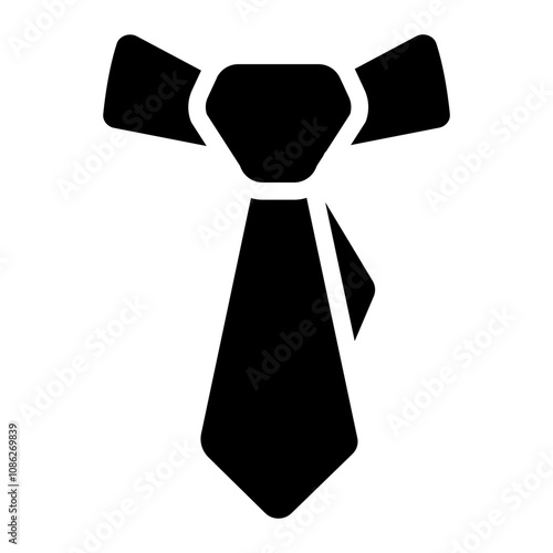 Tie solid icon