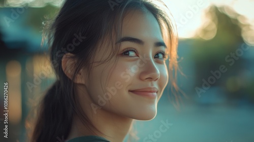 Radiant Woman Portrait