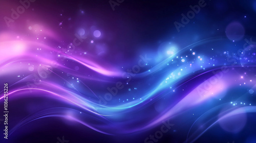 Vibrant swirling colors in abstract design showcasing blue, purple, and pink hues in a cosmic style