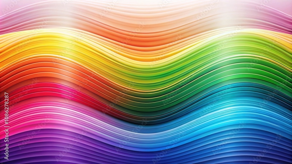 Obraz premium Multicolored gradient vertical waves design , abstract, colorful, background, patterns, texture, vibrant, waves