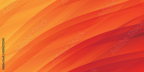 オレンジ　波　和紙　模様　背景	