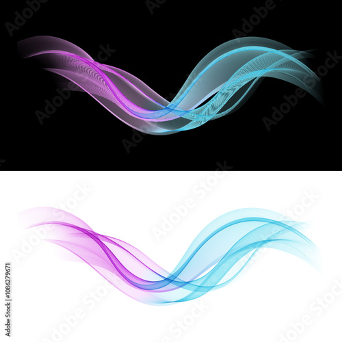 abstract background with smoke