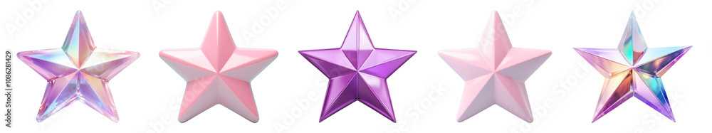 3d star png cut out element set 3d star png cut out element set