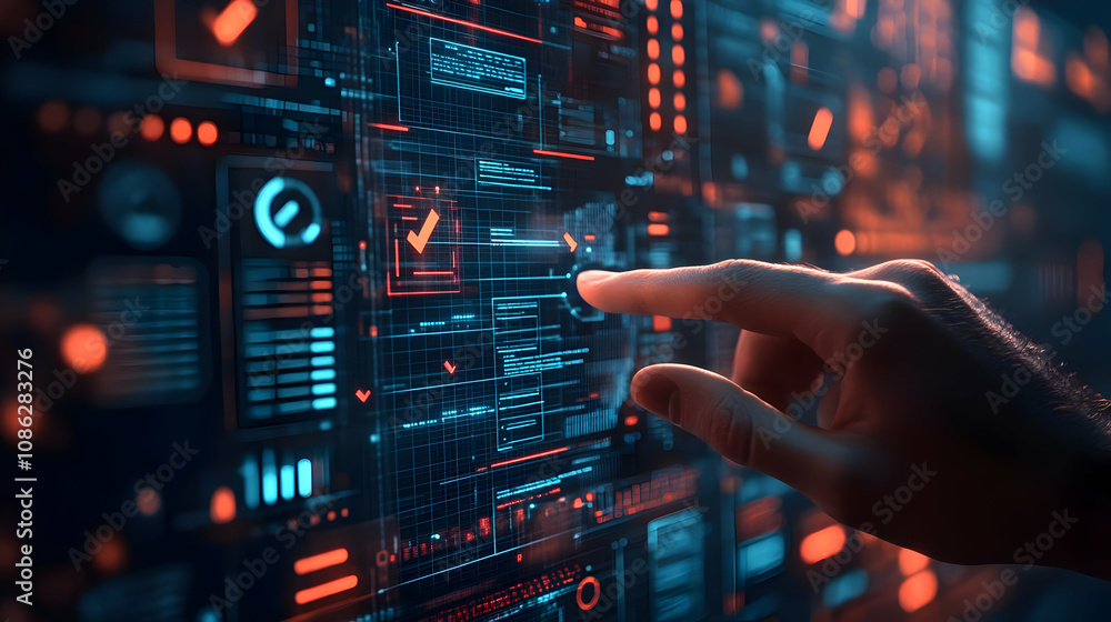 Illustration - Technology Data Analysis System Software Illustration - Technology Data Analysis System Software