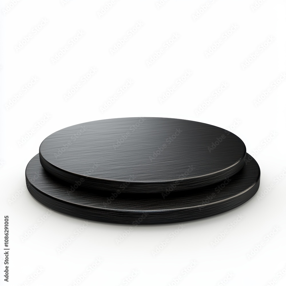 3D Elegant Black Round Display Stands for Product Showcase, Retail Presentation, or Decorative Use in Modern Interior Design, Minimalist Showcase Ideas 3D Elegant Black Round Display Stands for Product Showcase, Retail Presentation, or Decorative Use in Modern Interior Design, Minimalist Showcase Ideas
