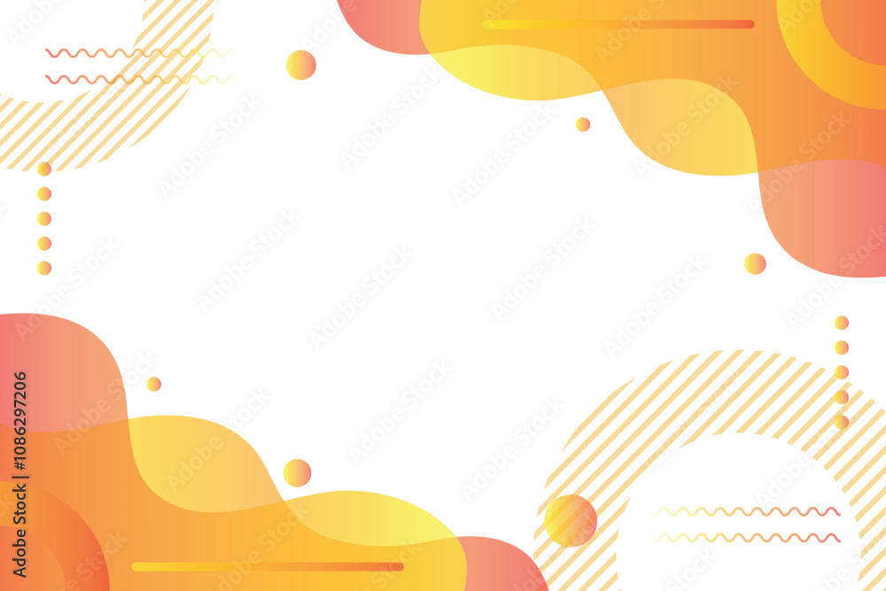 Geometric abstract border background Geometric abstract border background