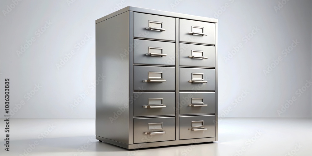 Steel filing cabinet with multiple drawers for storage, steel, filing, cabinet, office, storage, organization, drawers Steel filing cabinet with multiple drawers for storage, steel, filing, cabinet, office, storage, organization, drawers