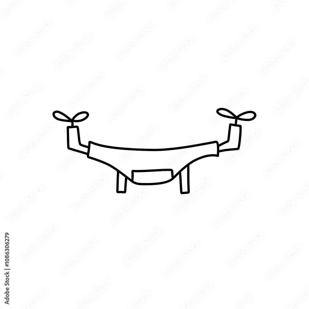 drone line icon drone line icon