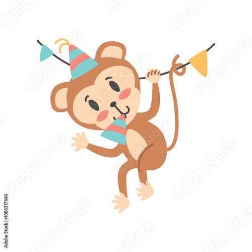 monkey animal birthday party