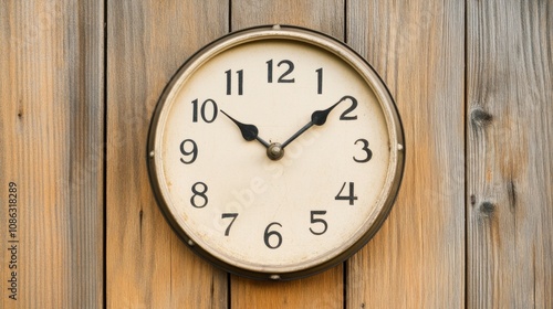 Wallpaper Mural Clock showing time urgency, a reminder of life's fleeting moments and the importance of making the most of every second.  Torontodigital.ca